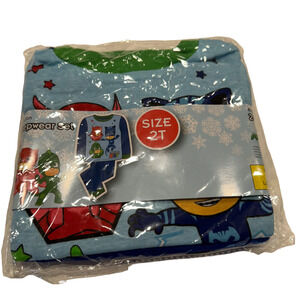 PJ Masks Toddler Boys Long Sleeve Shirt & Pants Pajamas 2-Pc Set